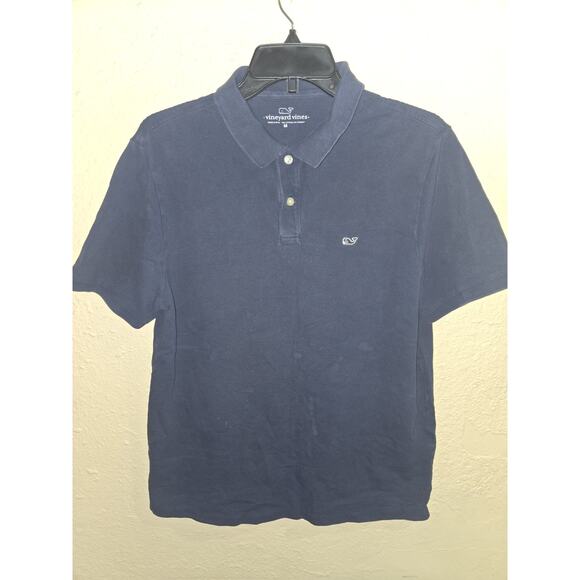 Vineyard Vines Men's Polo Shirt, Navy Blue, Size Medium - Picture 1 of 4